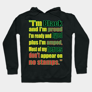 BLACK HEROES, NO STAMPS Hoodie